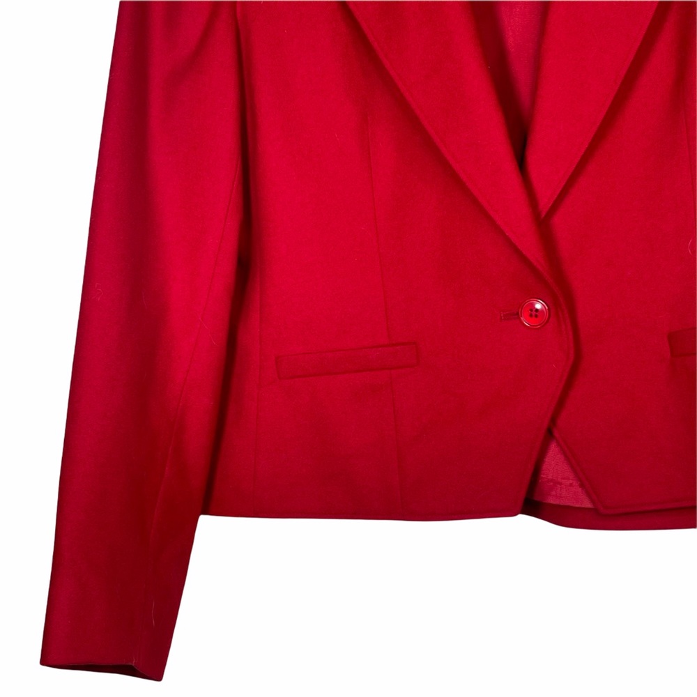 Pendleton Red Small Wool Blazer - image 4